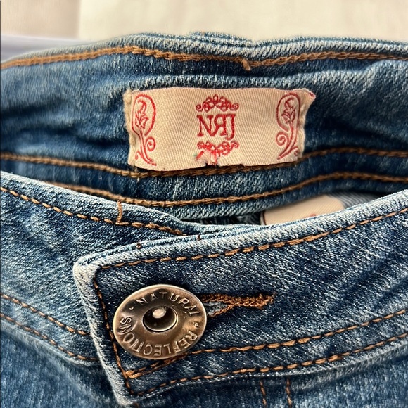 NRJ Blue Boot Cut Jeans Classic Denim Style - Picture 2 of 5